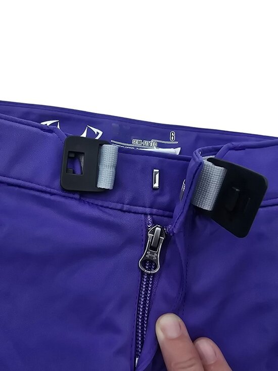 Under Armour Women's Purple Semi-Fitted HeatGear Shorts Size 6 Lightweight - Picture 2 of 5